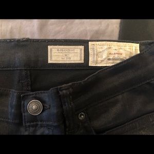 All Saints Coated Brodie Cropped Pant